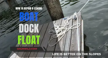 Repairing a Leaking Boat Dock Float: A Step-by-Step Guide