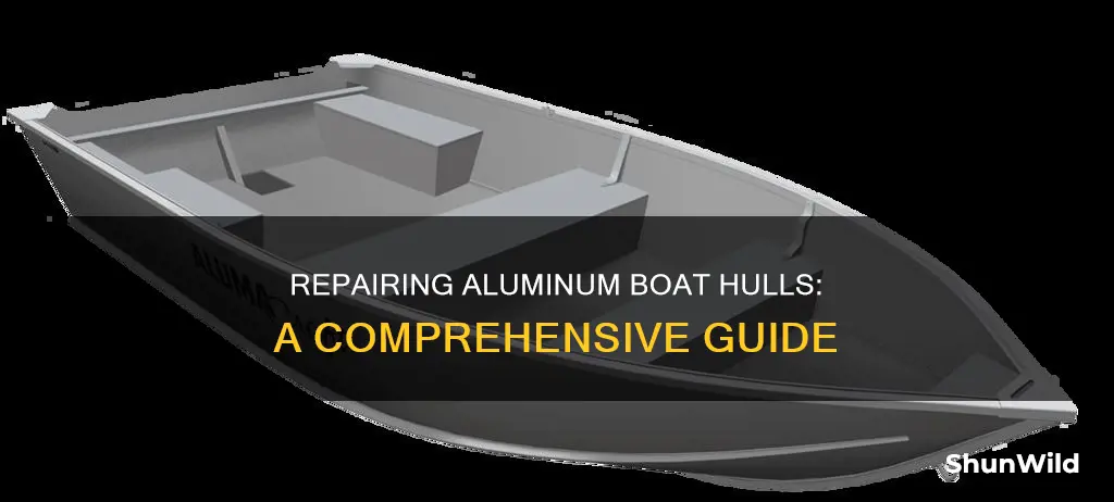 how to repair aluminum boat hull