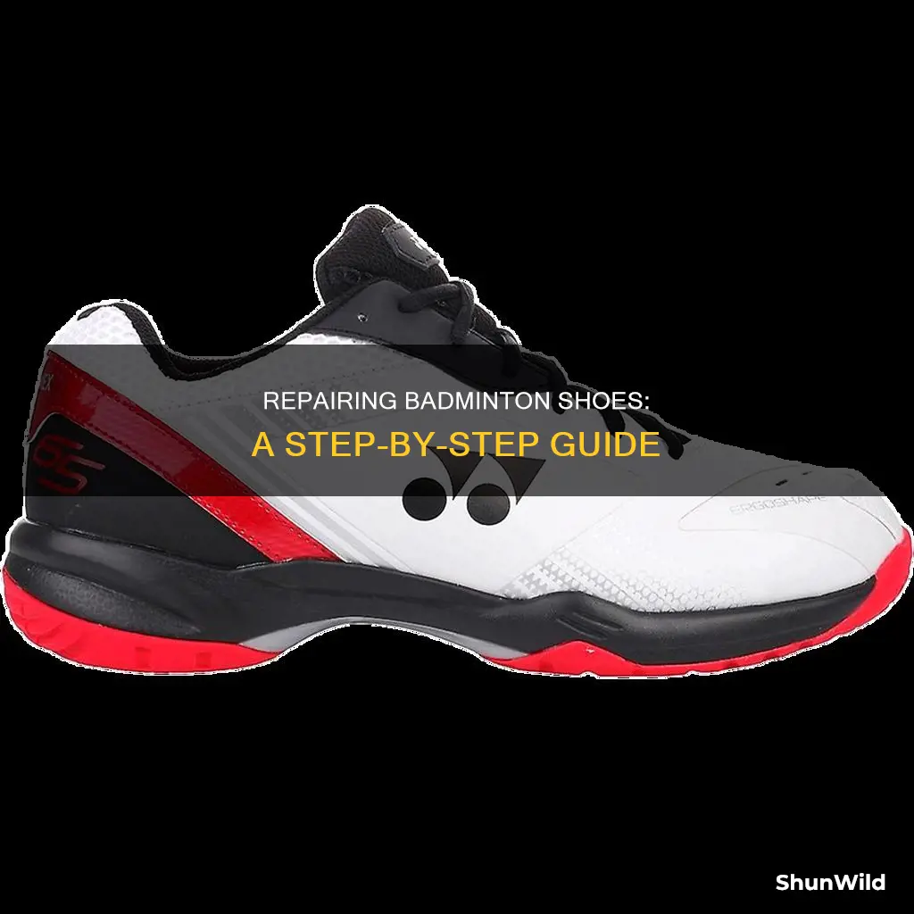 how to repair badminton shoes