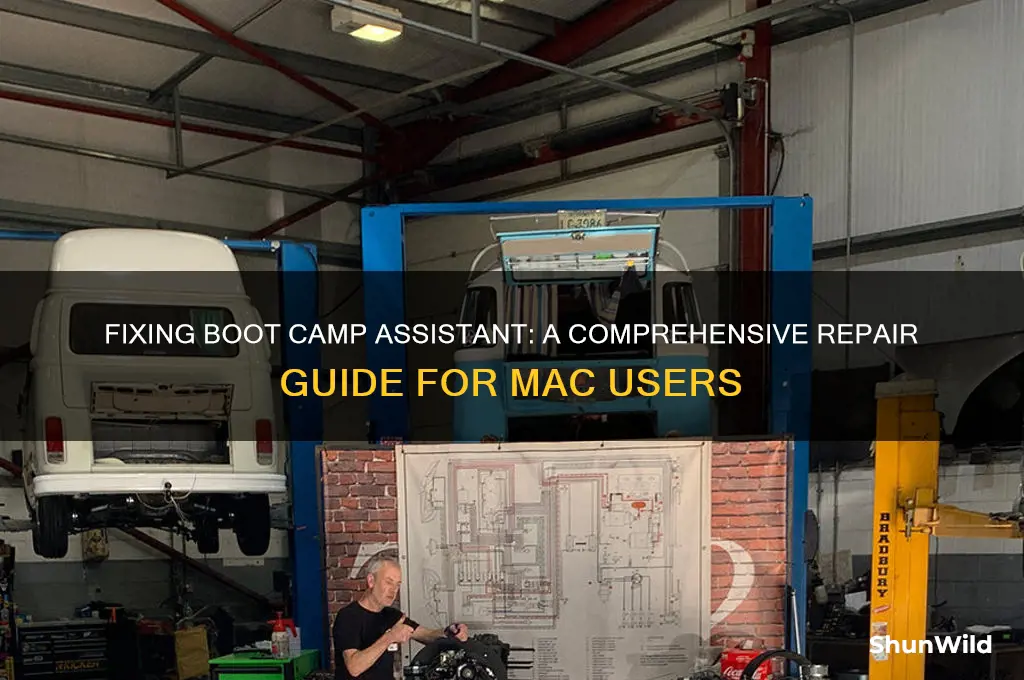 how to repair boot camp assistant
