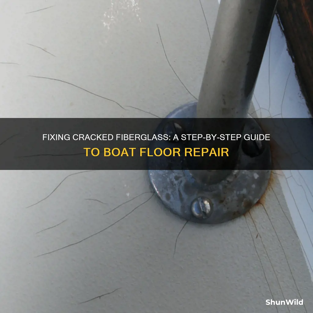 how to repair cracked fiberglass boat floor