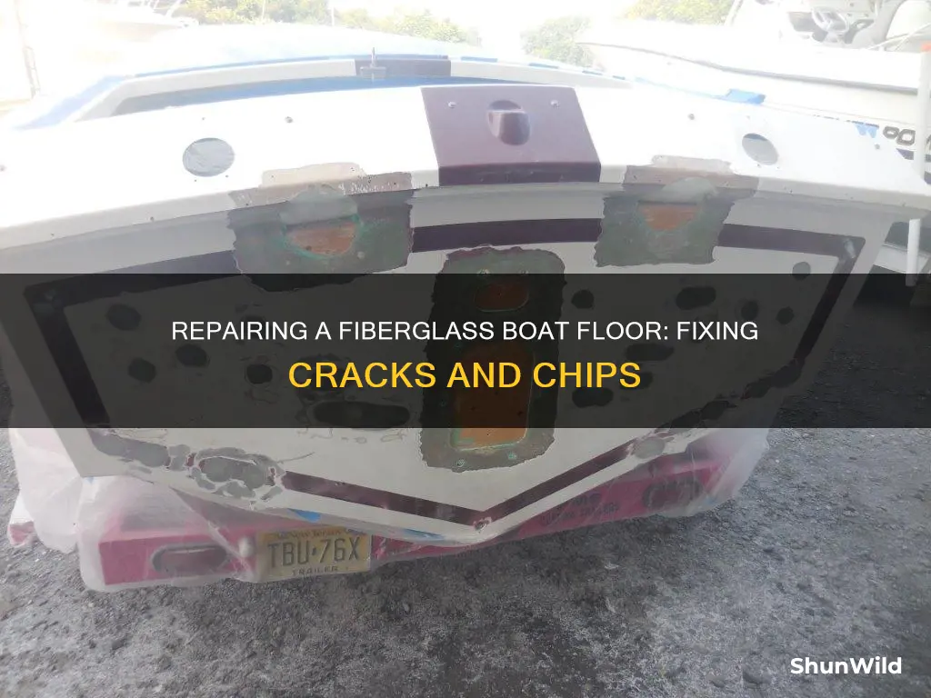 how to repair cracked fiberglass boat floor