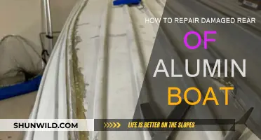 Repairing Aluminum Boats: Fixing the Rear Damage