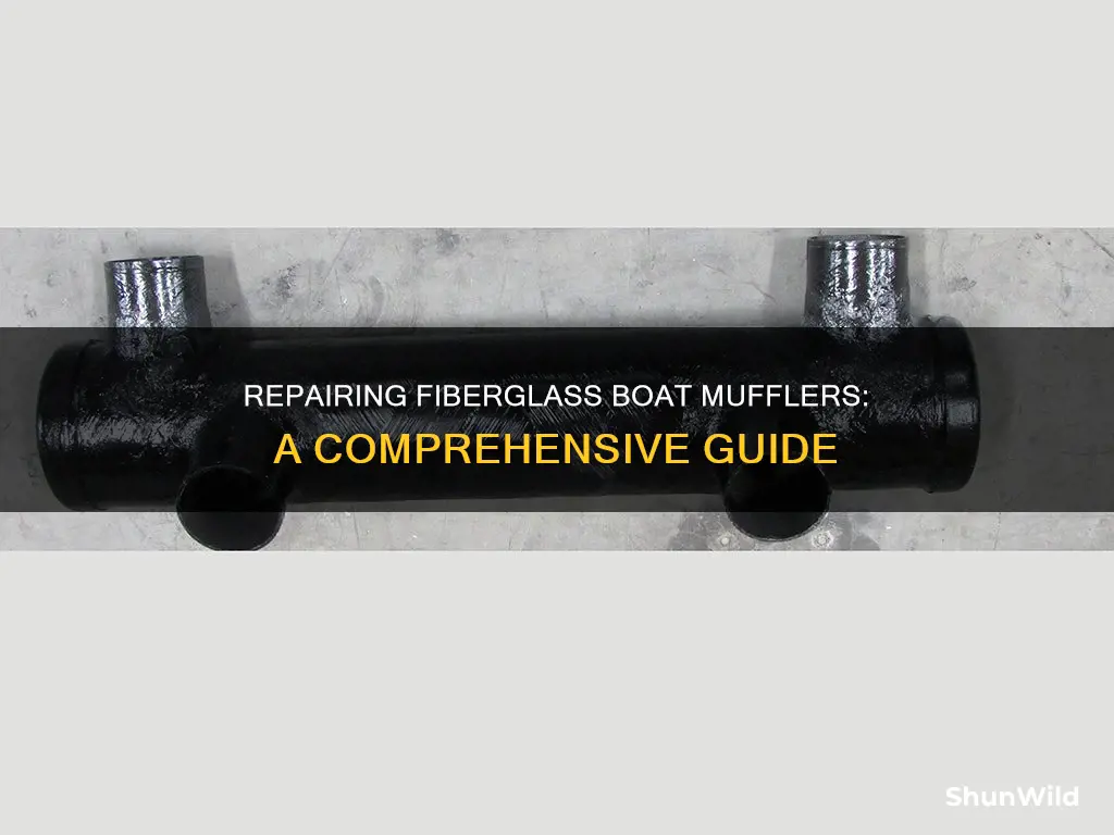 how to repair fiberglass boat muffler
