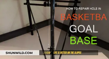 Repairing Basketball Goal Base Holes: Quick DIY Fix