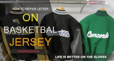 Mending Your Basketball Jersey: Fixing Letters