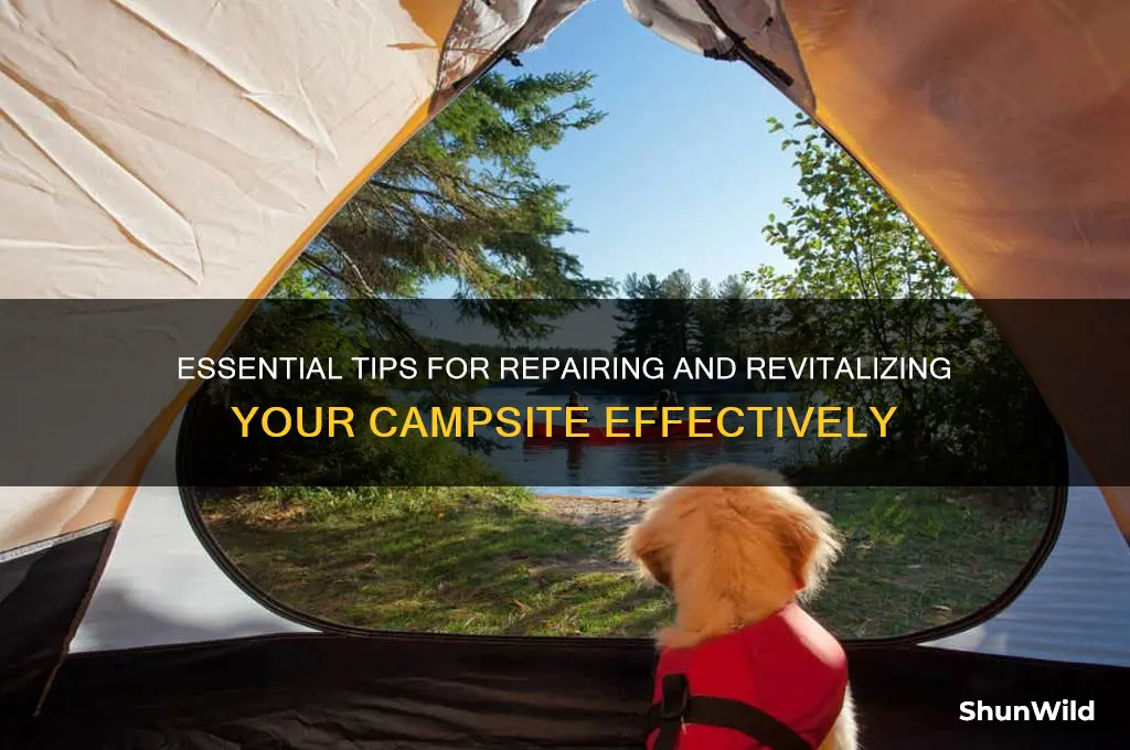 how to repair my camp