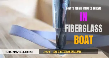 Repairing Stripped Screws in Fiberglass Boats: A Step-by-Step Guide