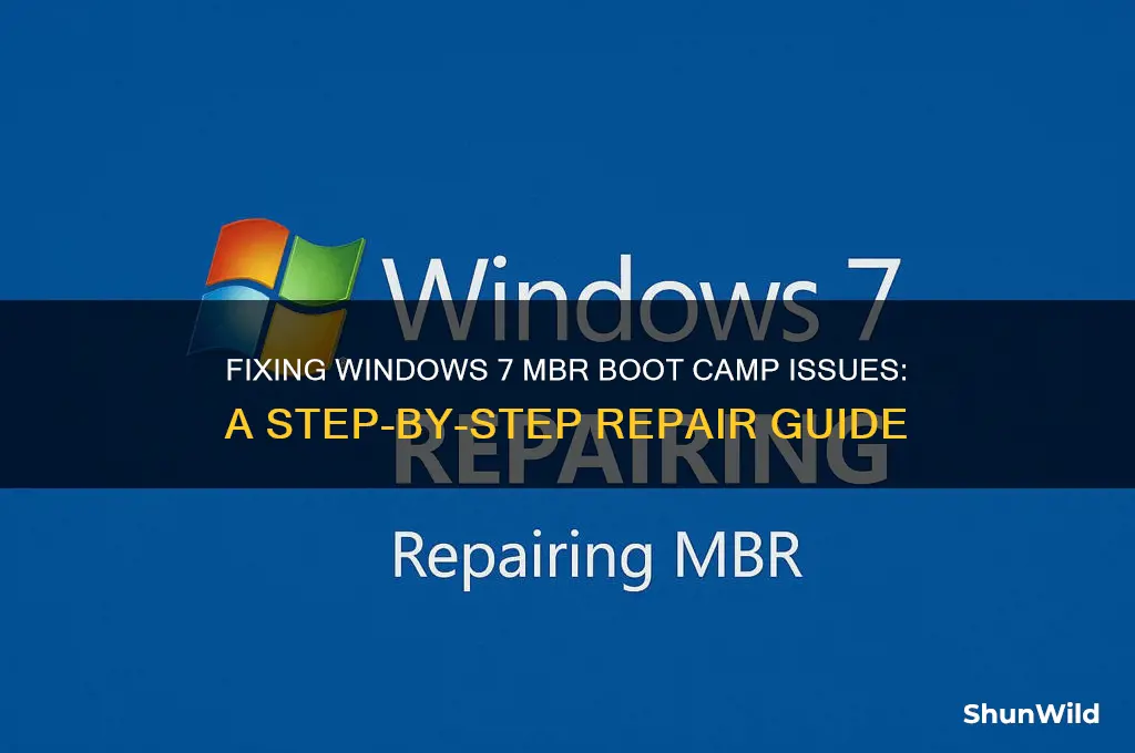 how to repair windows 7 mbr boot camp