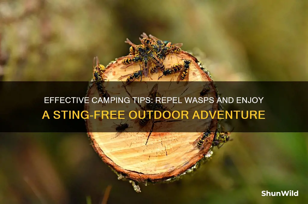how to repel wasps camping