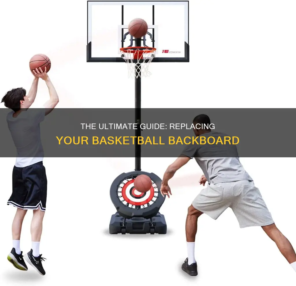 how to replace a basketball backboard