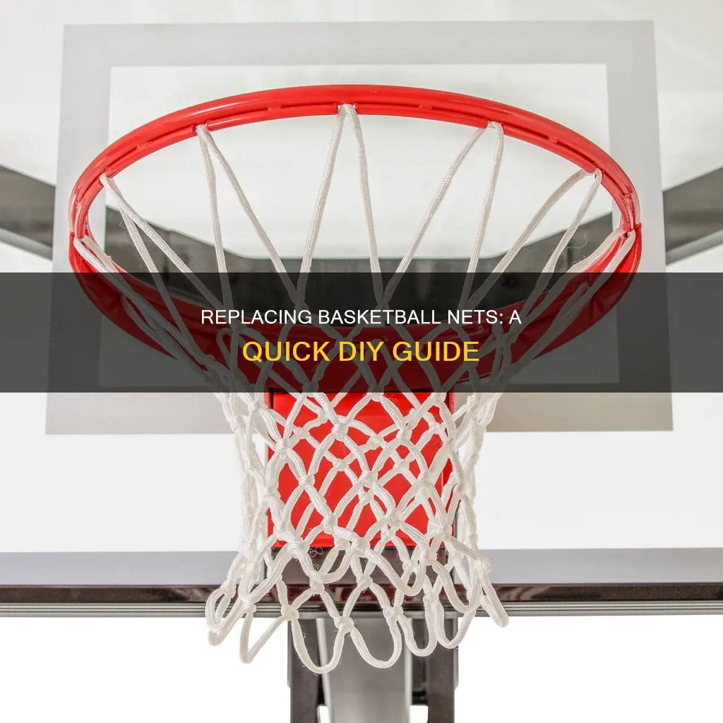 how to replace a basketball net