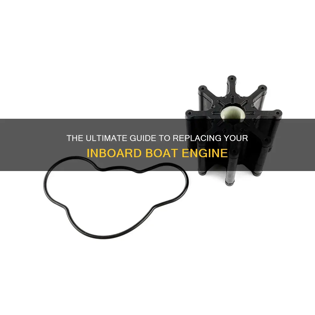 how to replace an inboard boat engine