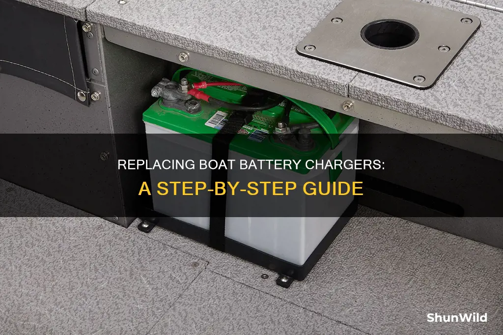 how to replace boat battery charger