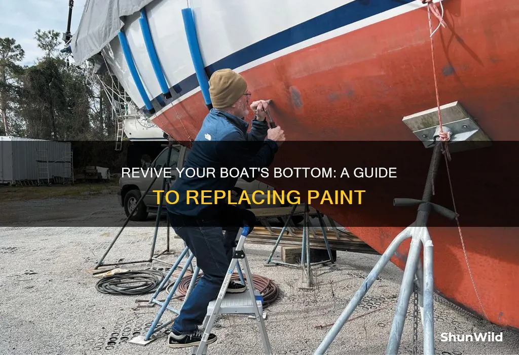 how to replace boat bottom paint work