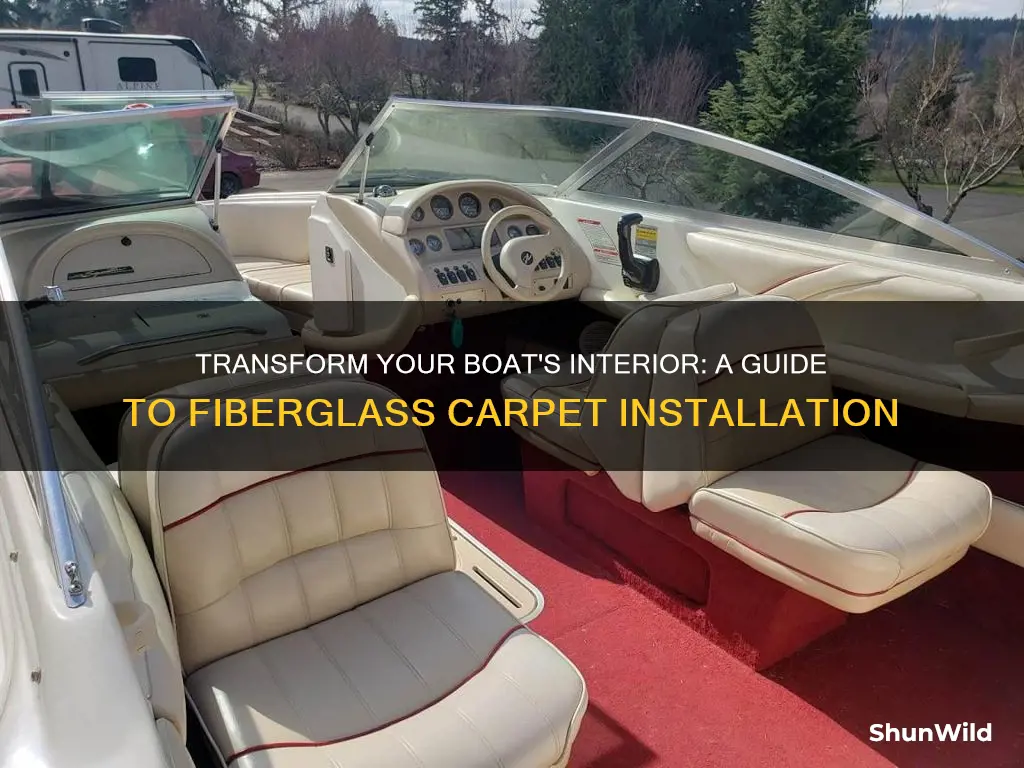 how to replace boat carpet with fiberglass