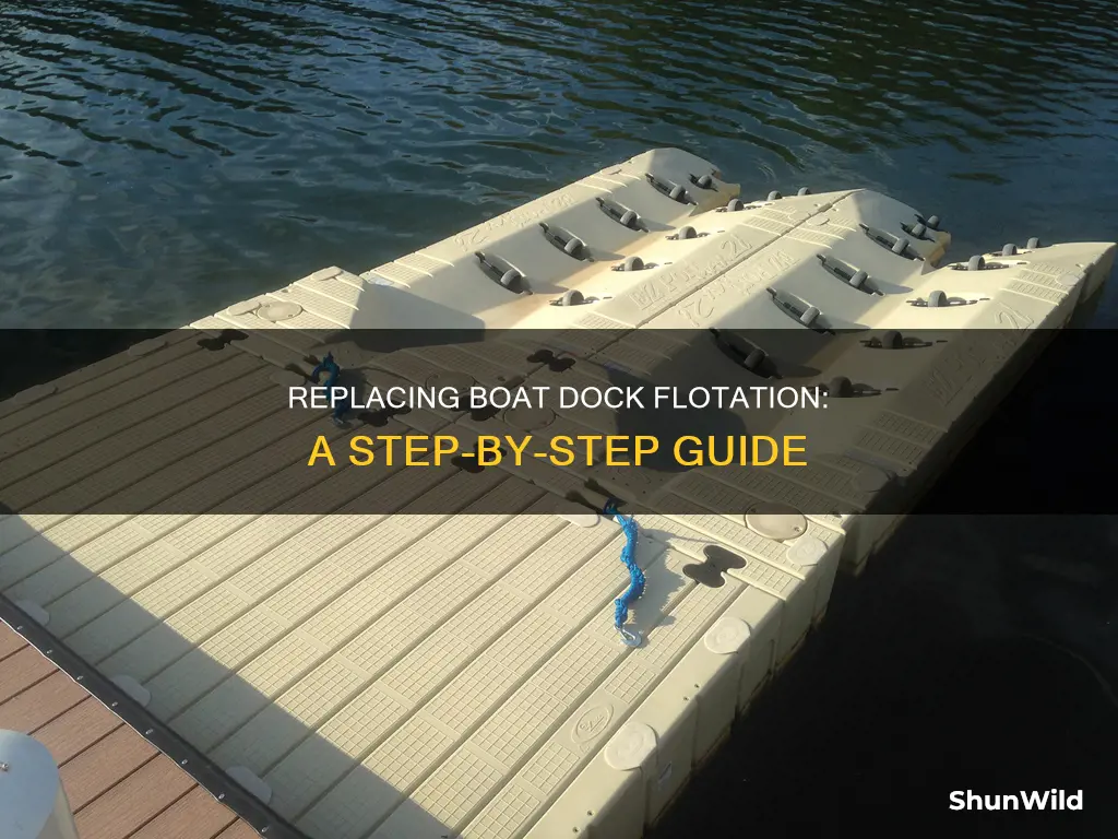 how to replace boat dock flotation