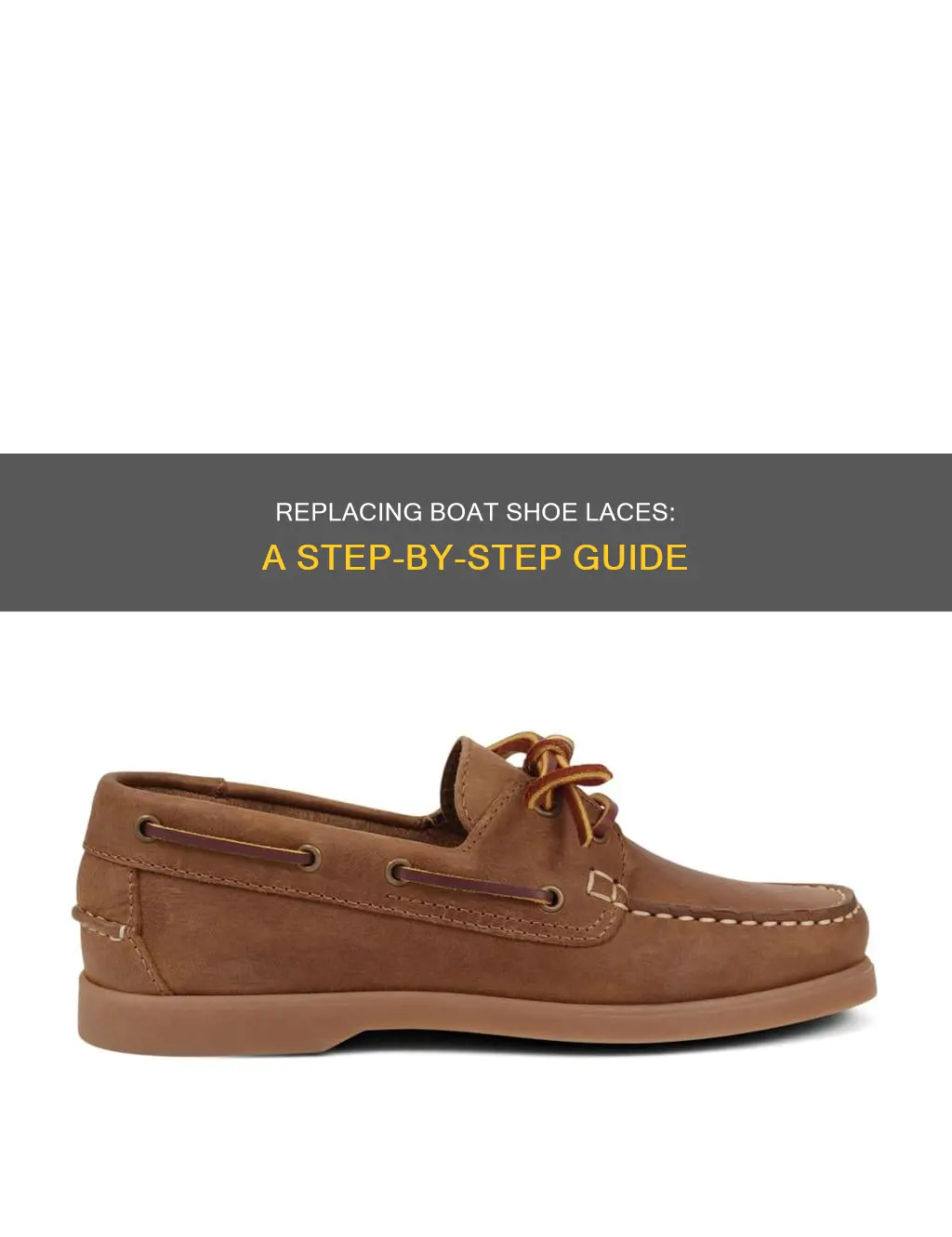 how to replace boat shoe laces