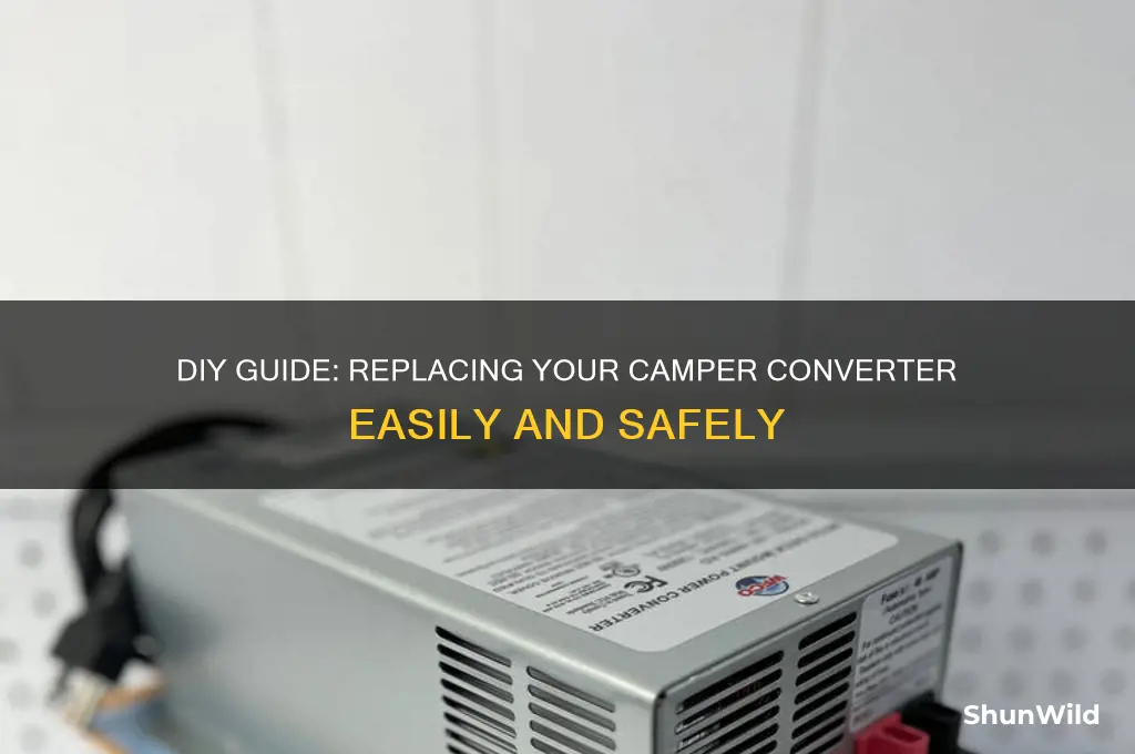 how to replace camper converter