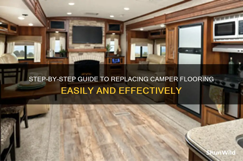 how to replace camper flooring