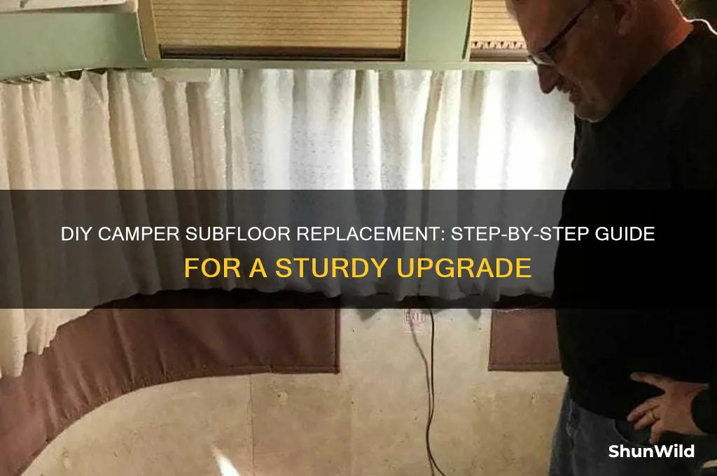 how to replace camper subfloor