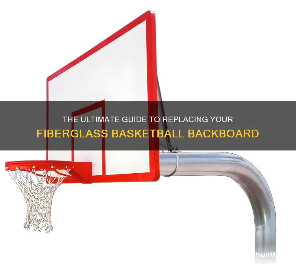 how to replace fibergalls basketball backboard