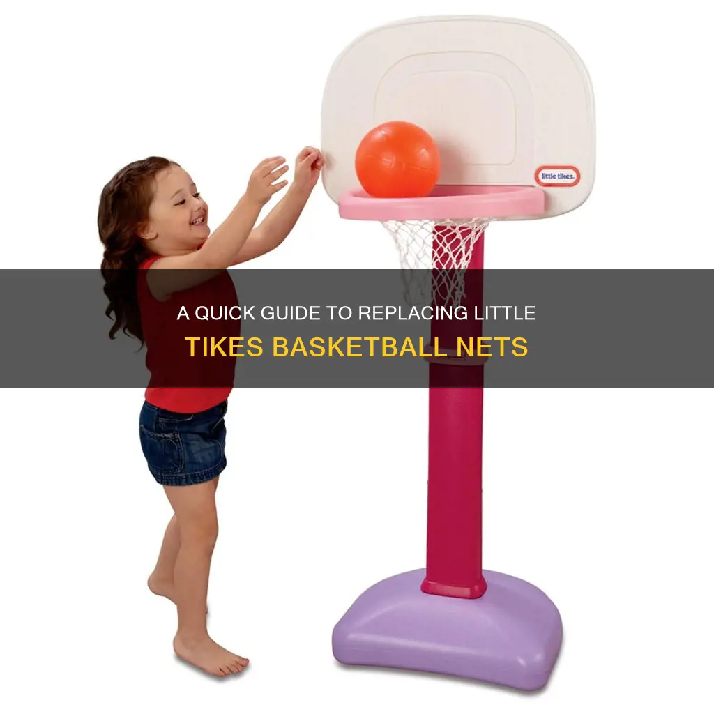 how to replace little tikes basketball net