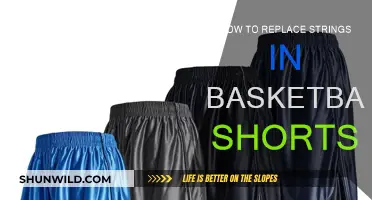 Customizing Your Basketball Shorts: Replacing the Drawstring