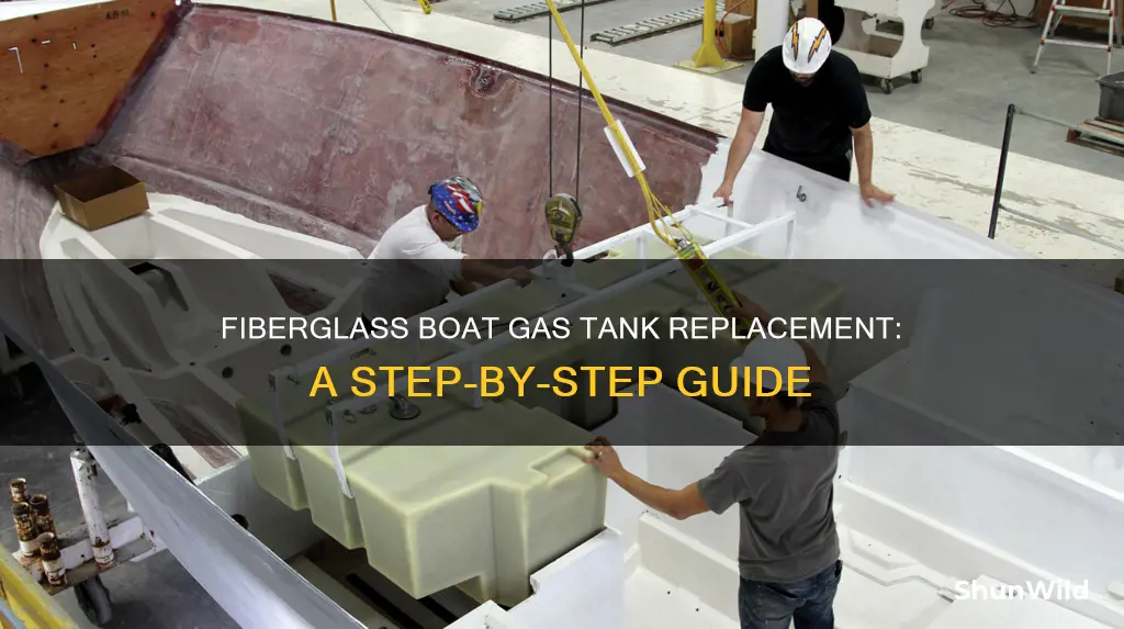 how to replace the gas tank in a fiberglass boat