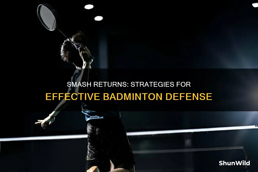 how to reply smash in badminton