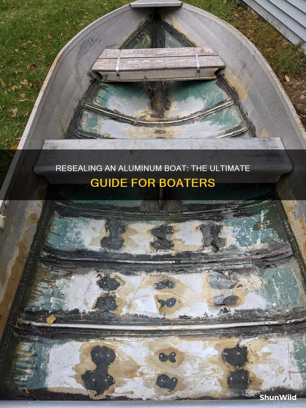 how to reseal a aluminum boat