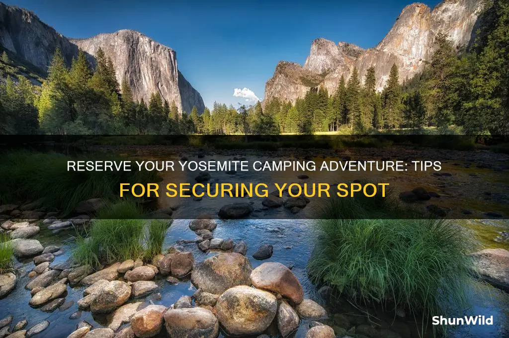 how to reserve camping yosemite