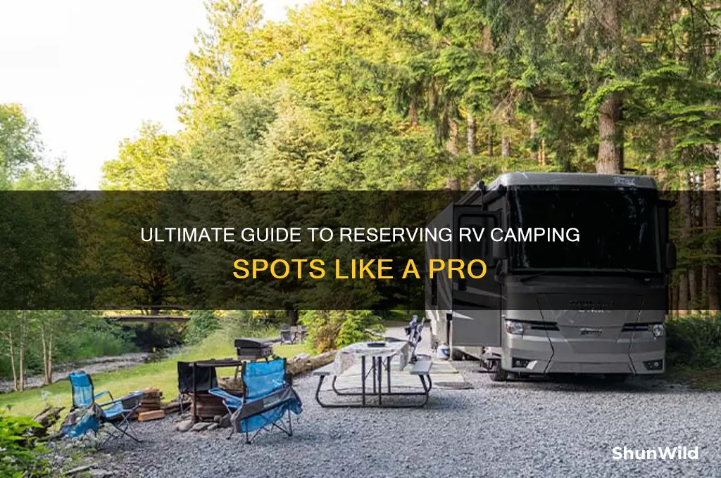 how to reserve rv camping