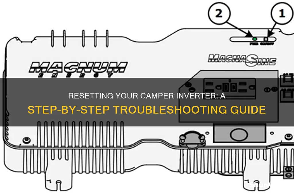 how to reset camper inverter