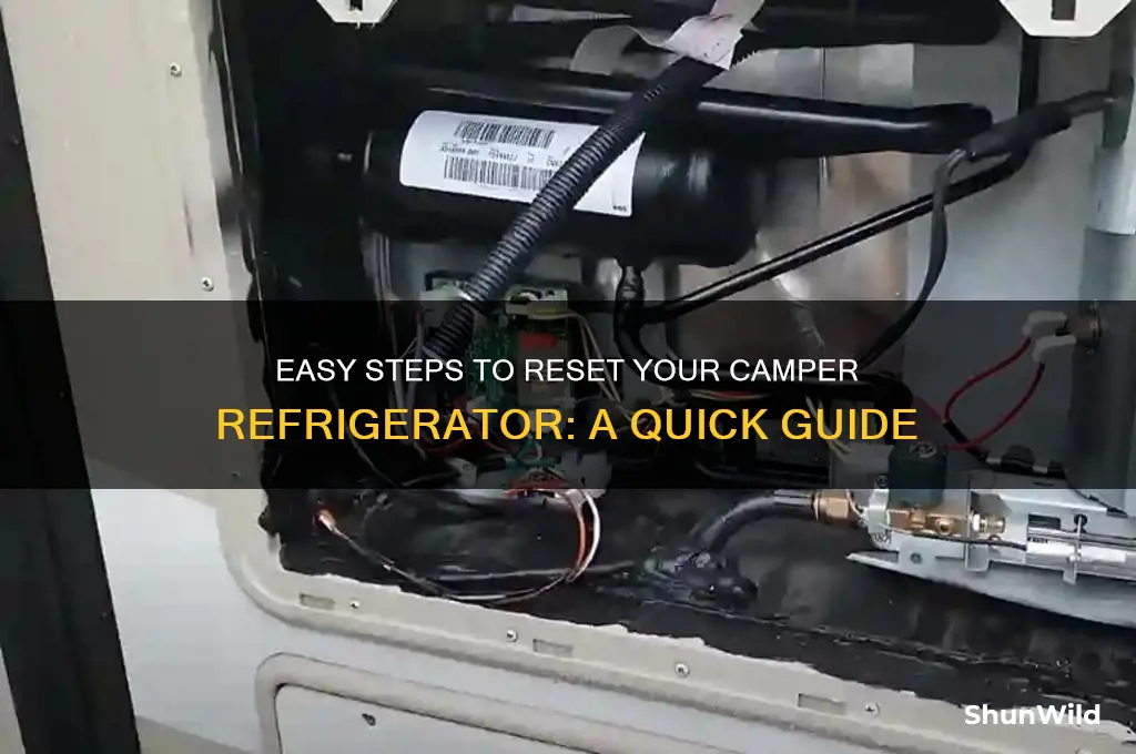 how to reset camper refrigerator