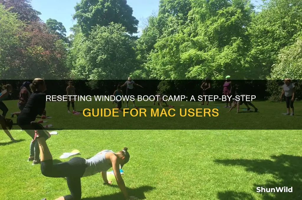 how to reset windows boot camp