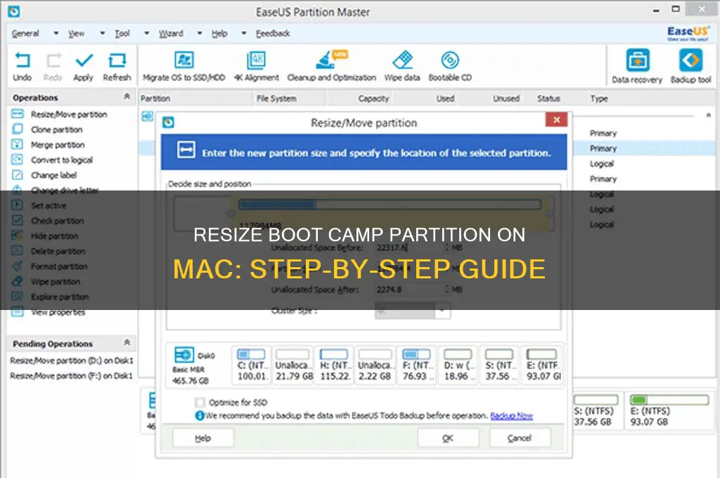 how to resize boot camp hard disk partition on mac