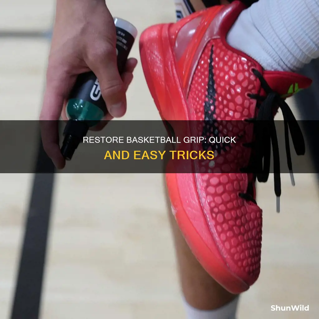 how to restore basketball grip