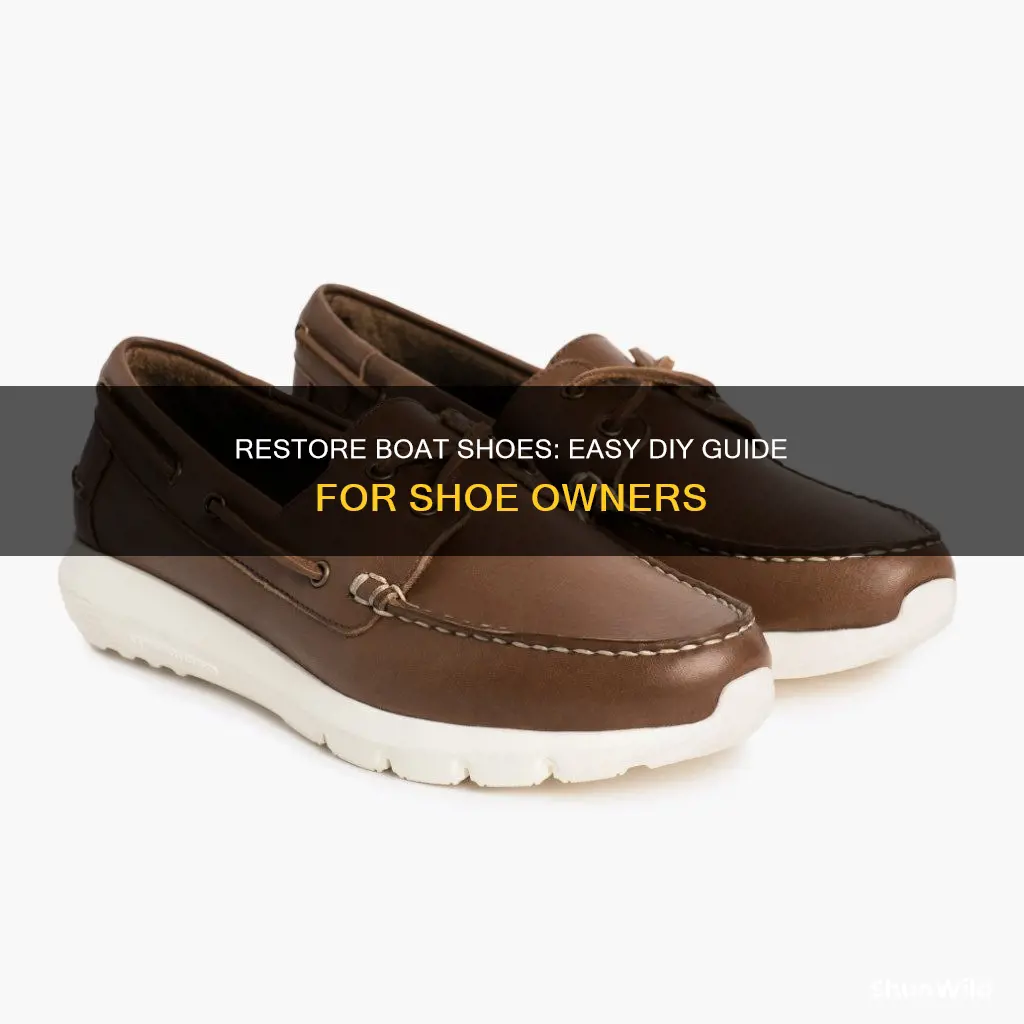 how to restore boat shoes