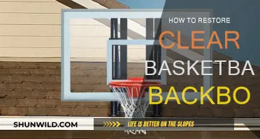 Clear Basketball Backboard: Restore the Fun with Easy Steps
