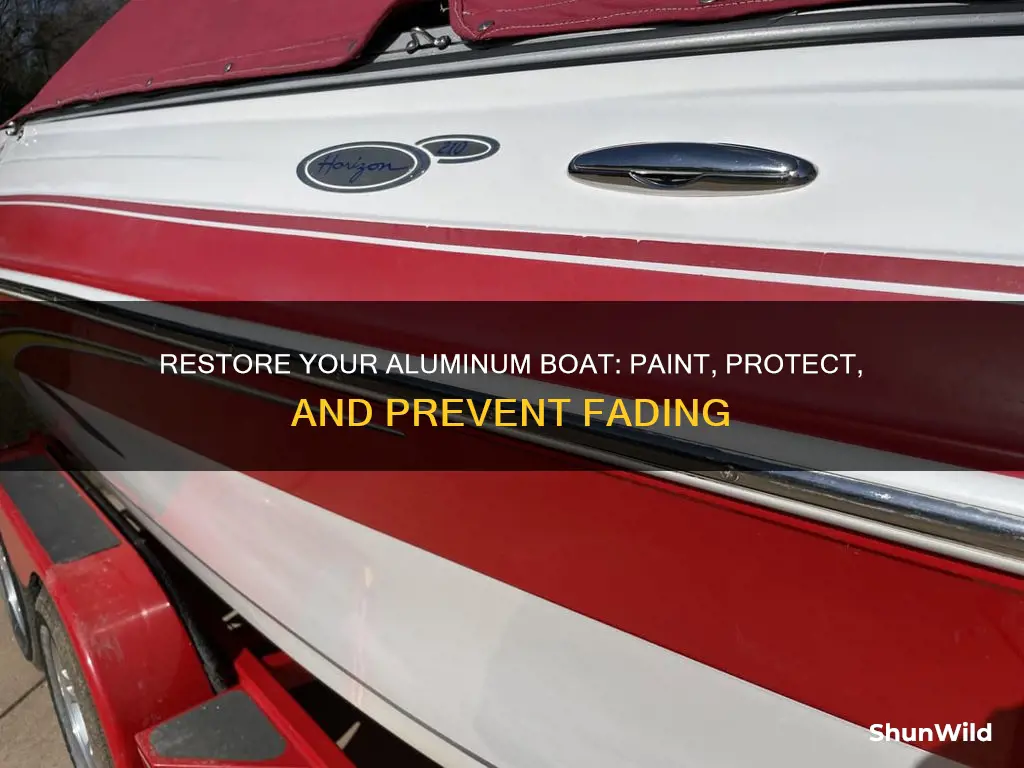 how to restore fade aluminum boat paint