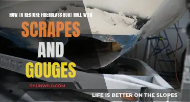 Restoring a Fiberglass Boat Hull: Repairing Scrapes and Gouges