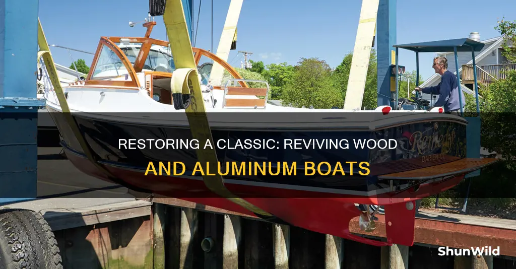 how to restore old wood and aluminum boat