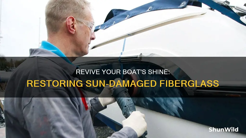 how to restore sun faded fiberglass boat