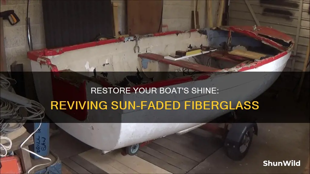 how to restore sun faded fiberglass boat