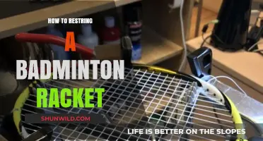 Restringing a Badminton Racket: A Step-by-Step Guide