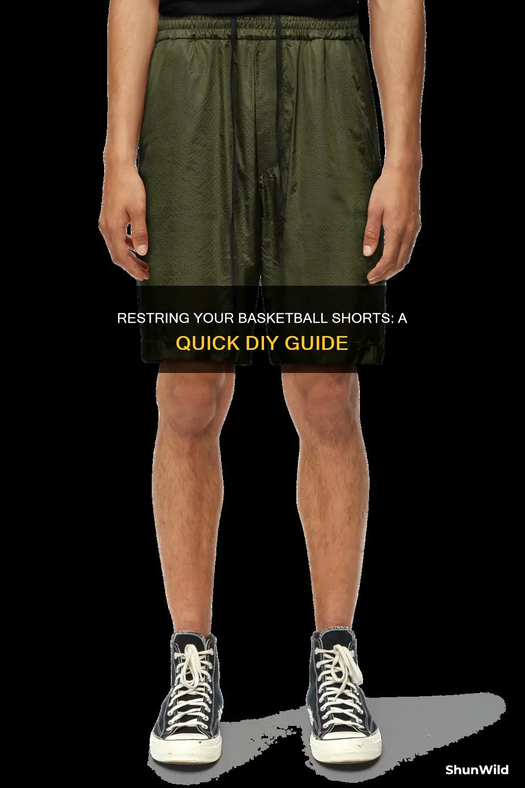 how to restring basketball shorts