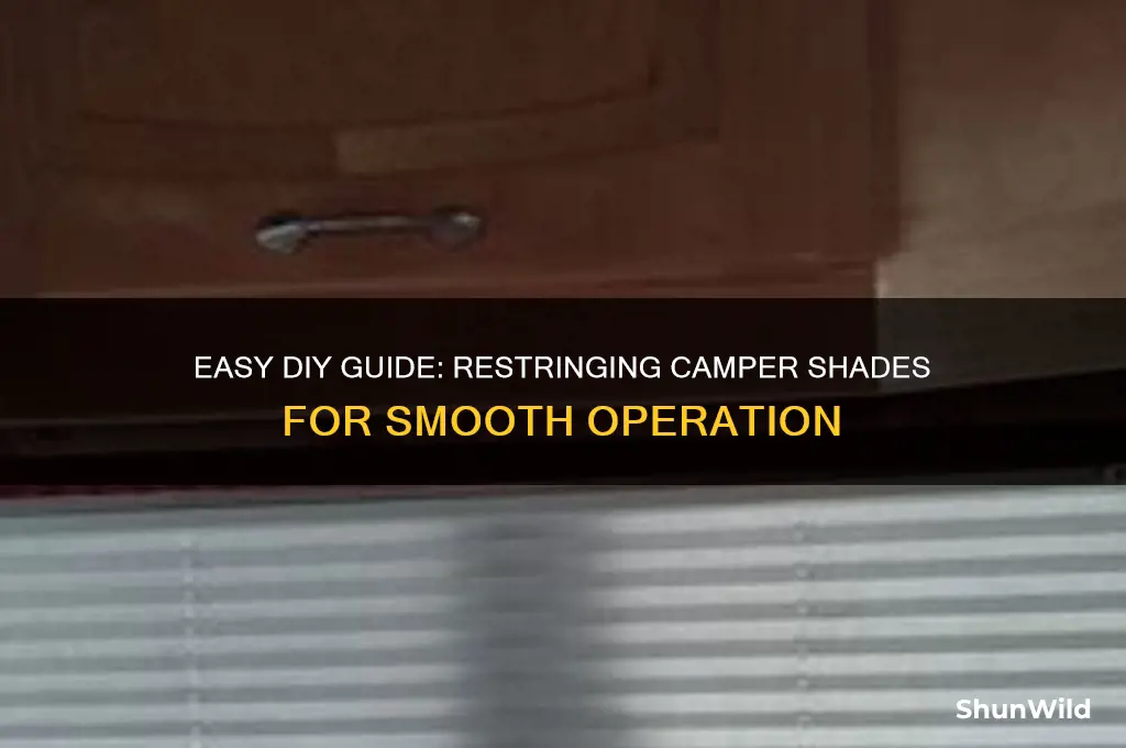 how to restring camper shades