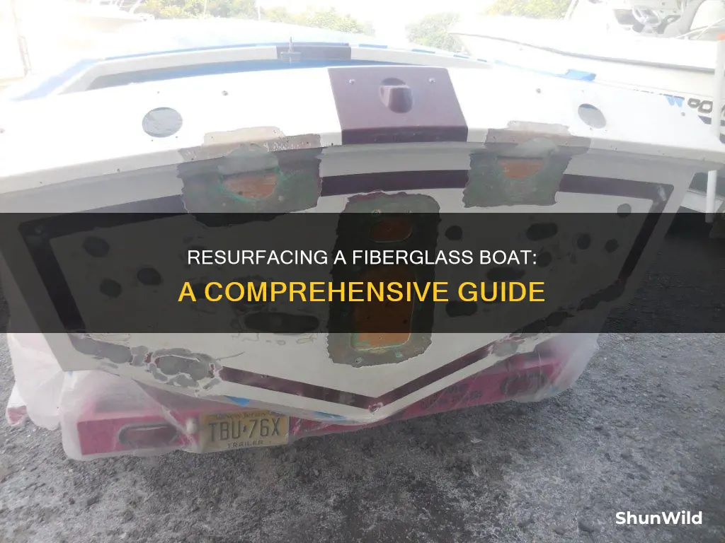 how to resurface a fiberglass boat