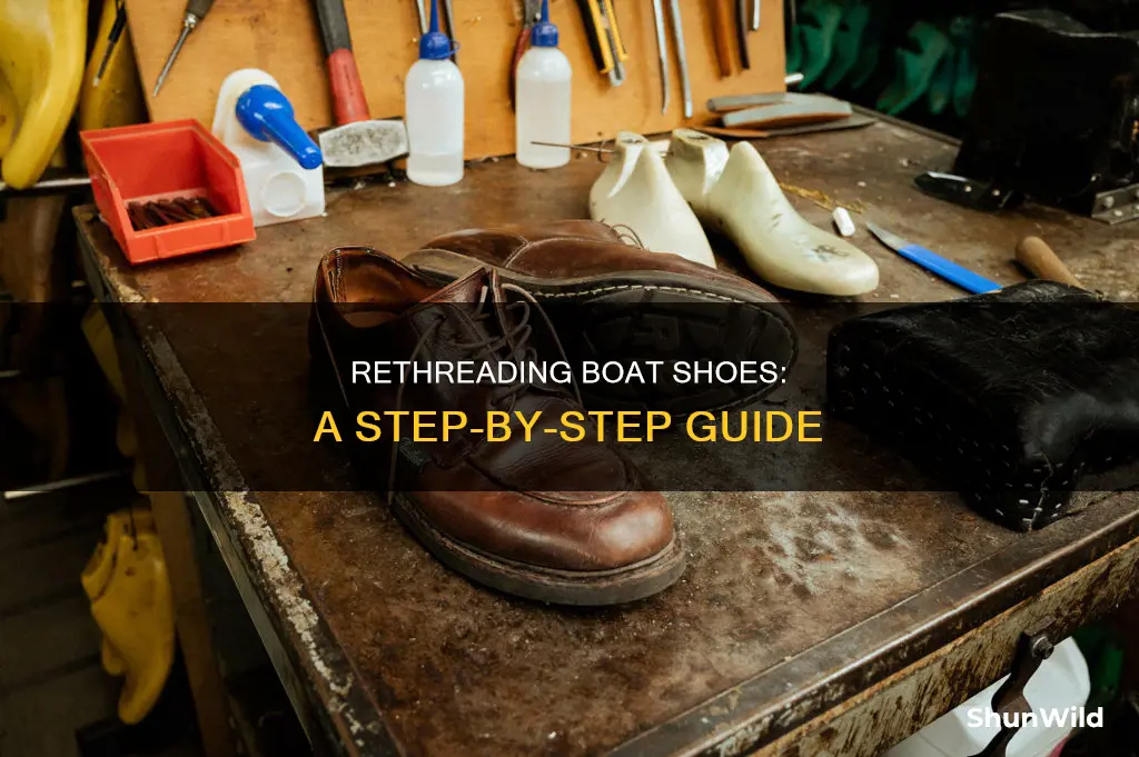 how to rethread boat shoes